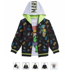 NWT 🏷✨ Size 7 Marvel Kids’ Hoodie & Tee Set